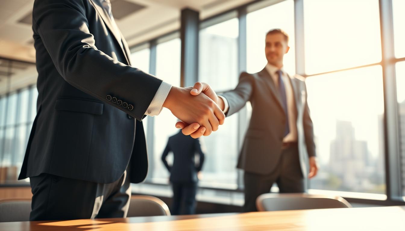 business partners in America